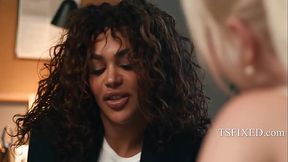 Co Working Coitus - Skye Blue, Eva Maxim | TSFixed