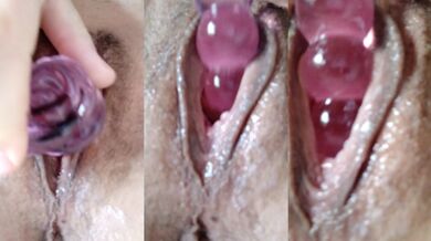 Primer plano consolador de cristal