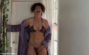 Family Gathering Takes an Unexpected Turn – Stepmom Tempts Stepson for a Steamy Robe Encounter!