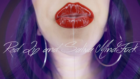 Red Lip and Saliva MindFuck
