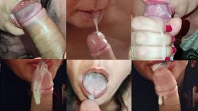 Ultimate Compilation Cum in Mouth Amateur MILF