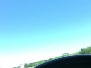 Cumming hard while driving