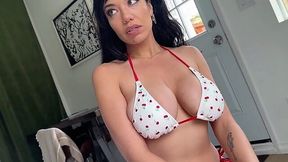 Busty Step-Mom Rides Cock One Last Time Before Creamy Load Explodes Inside Her Tight Pussy