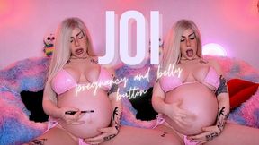 JOI pregnancy and belly button