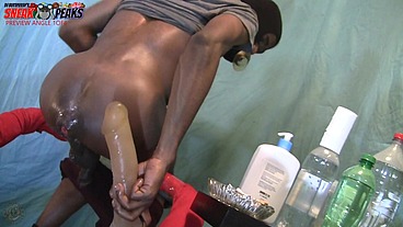 *PREMIUM* Enema Squirt Buckets Of Water In my Loose Asshole - DJ ButtPussy
