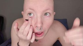 I uh... couldn'_t stop thinking about the black-out contact lenses... and I might have filmed a very hot thing ?