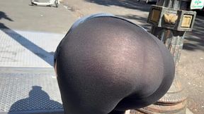 Big Booty Wedgie in Public Streets