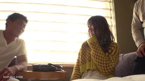 Brunette's Virgin Labia Dance Up Close, Japanese MILF Teases Her Name