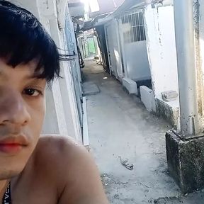 A Horny Asia Boy in the Public