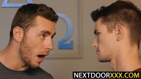 NextDoorXXX.com - Carter Woods' dick claims Trevor Harris' ass