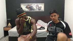 Alexandro Removes Tairon\'s Smelly Socks & Shoes