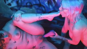 Amazing Pussy Eating & Foot Fetish