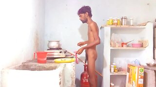 Rajeshplayboy993 cooking video part 3: masturbating and moaning sounds