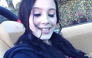 Black hair teen with big natural saggy tits pick up and talk to fuck by older guy at full porn