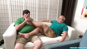 ”Chubby Nemo Helps His Master Matt Relax With Foot Worship”