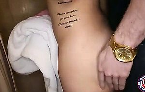 Sexy brunette teen courtney loxx banged and creampied