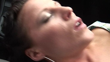 Nataly Fucked on by masked man in woods
