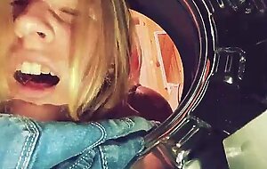 My stepsister got stuck in the washing machine and i decided to help her with my big dick