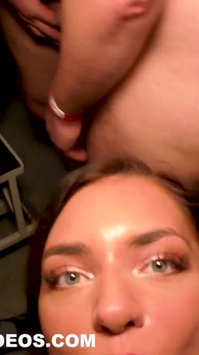 Emotional moment from &quot;LISA 22 FRESH MEAT AO CREAMPIE GANGBANG&quot;