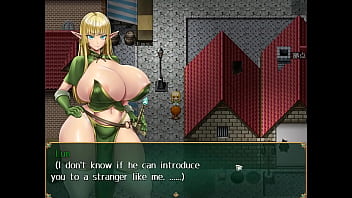You Can&#039_t Corrupt Me! Naive Elf [ TABOO Hentai Game ] Ep.2 her boobs are to big for the bunny suit craftman !