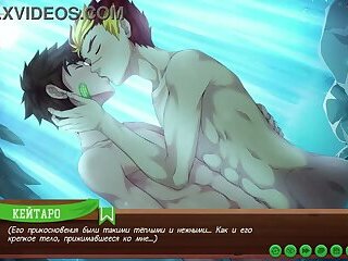 Scene 9 - Keitaro put his juicy ass under Taiga's cock in the cave (Russian dub)