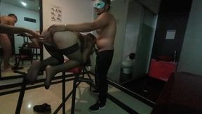 esposa puta infiel folla con su cunado y su marido le encantan los trios y la verga a esta latina