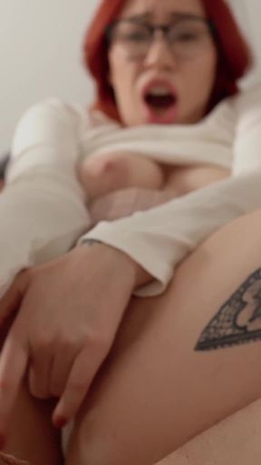 My Step Mom Caught Me Masturbating in Her Bed...