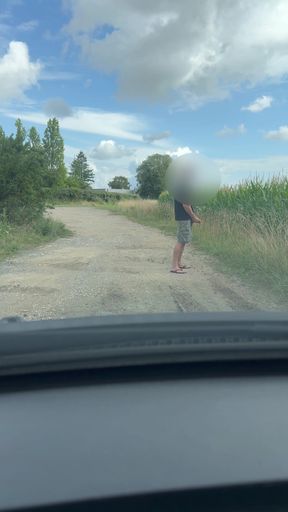 Memorable moment from &quot;BeENJoY - Car Handjob Compilation And Huge Roadside Cumshot In Front Of Motorists- Catch And See&quot;