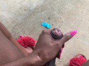 Couldn’t hold it (TS PublicPrincess)