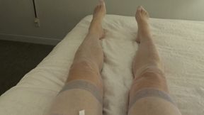 Agent Provocateur Lingerie, White Cervin Stockings