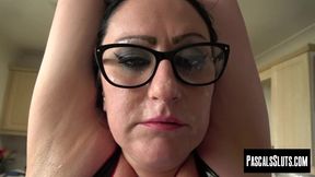 Chubby busty gal submits to masterful deepthroat torment