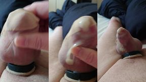 der feinstrumpf, mein penis und sein sperma