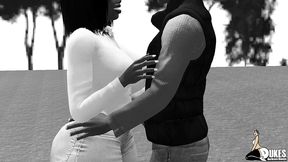 old ebony church lady ride her big dick neighbor