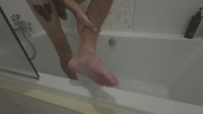 Washing My Feet for My Foot Worshippers