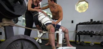 Shay Stone gets roped and heavy sucked in serious bondage scenes