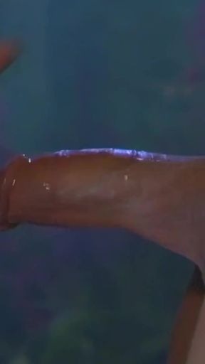 After masturbating with a dildo the sexy brunette enjoyed hardcore anal sex by the river   Clip 2