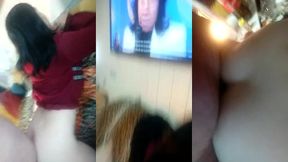 coroa comendo mulher de 24 anos no colo bem rabudinha
