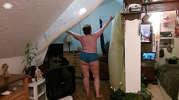 Dawnskye1962 - update #75 - 461 My friend Joe gave me a panty challenge, strut and show off my huge ass - Jul 27, 2025