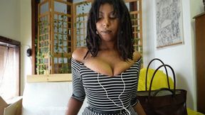 Heel to Pussy Grinding Nipple Vibrators