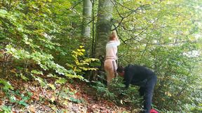 public outdoor wedgie and flashing