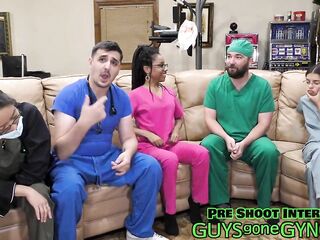 Doctor Canada Flips The Script On Doctor Channy Crossfire During Medical Examination, Ends Up Examining His Doctor At GuysGoneGynoCom!