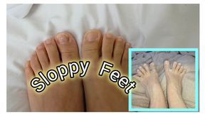 Long nails, sloppy feet