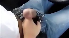 Bareback Car Fuck with a Big Cock Crossdresser