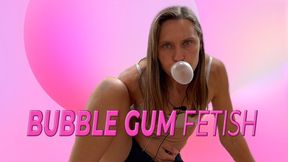 Bubble Gum Blowing Fetish and Chewing Gum Tease (MOV HD)