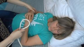Gagged Belly Button Poke