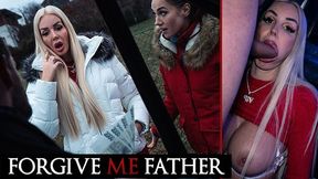 Blonde bombshell Sinning Blonde takes hard doggystyle pounding in a rough reality show