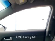 Floppy ginger dick out for a drive!