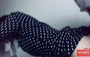 Part 2. While parents are at home, he cums on my ass in the entrance