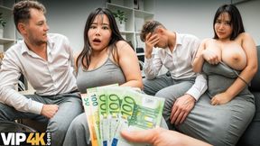 VIP4K. Delicious asian pussy for dinner