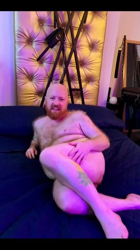 Hairy Trans Man  Ftm Fucks Himself From Behind